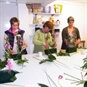group flower arranging